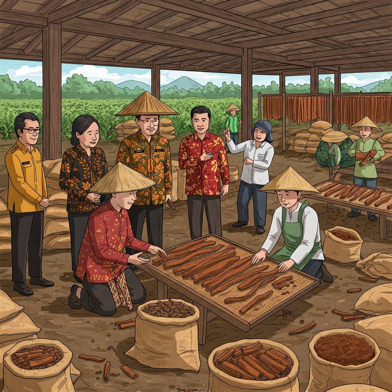 Kunjungan Para Eksportir Rempah dari Jakarta
